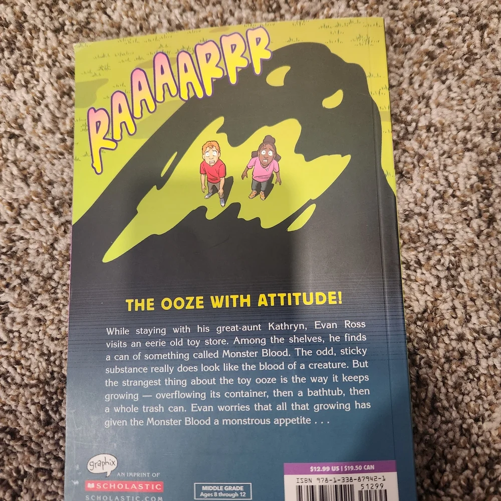 Goosebumps The Graphic Novel: Monster Blood - Colorful Horror Cover - Picture 6 of 6